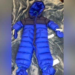 Ralph Lauren Cobalt and Navy snowsuit- size 18months.